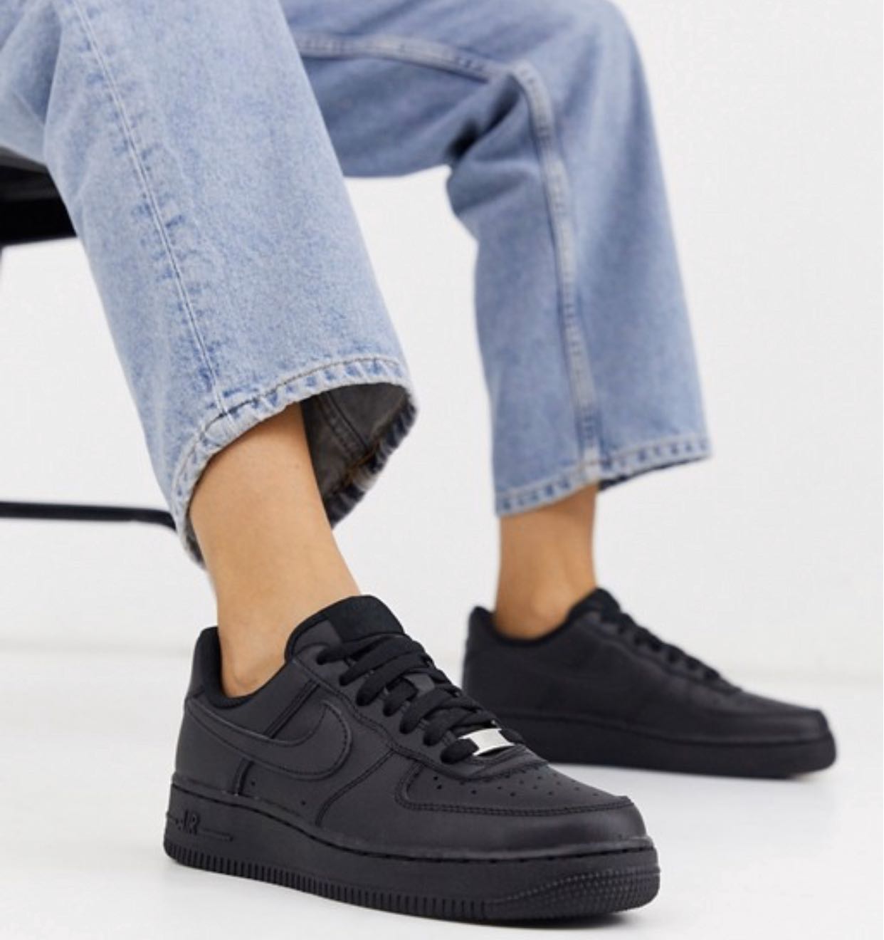 nike air force full black