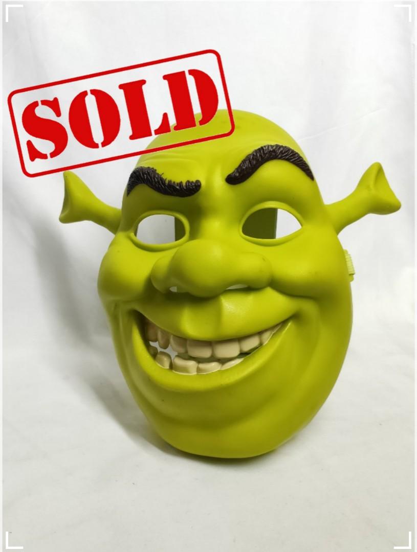 Original Hasbro Shrek Rubber Mask Toys Games Action Figures