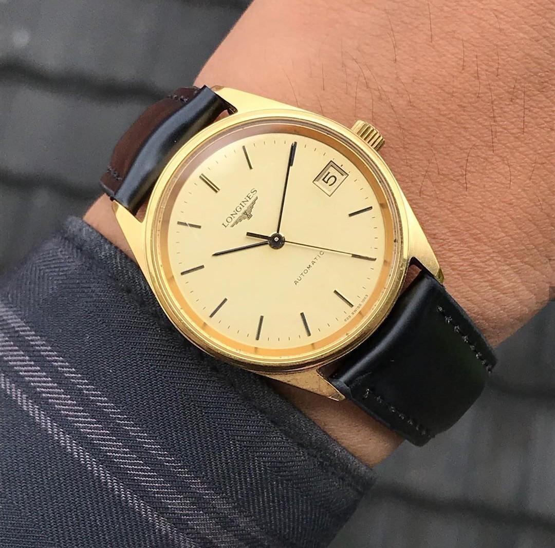 Longines Dress Watch, Fesyen Pria, Jam Tangan di Carousell