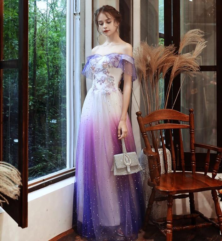 Purple evening wear new arrivals