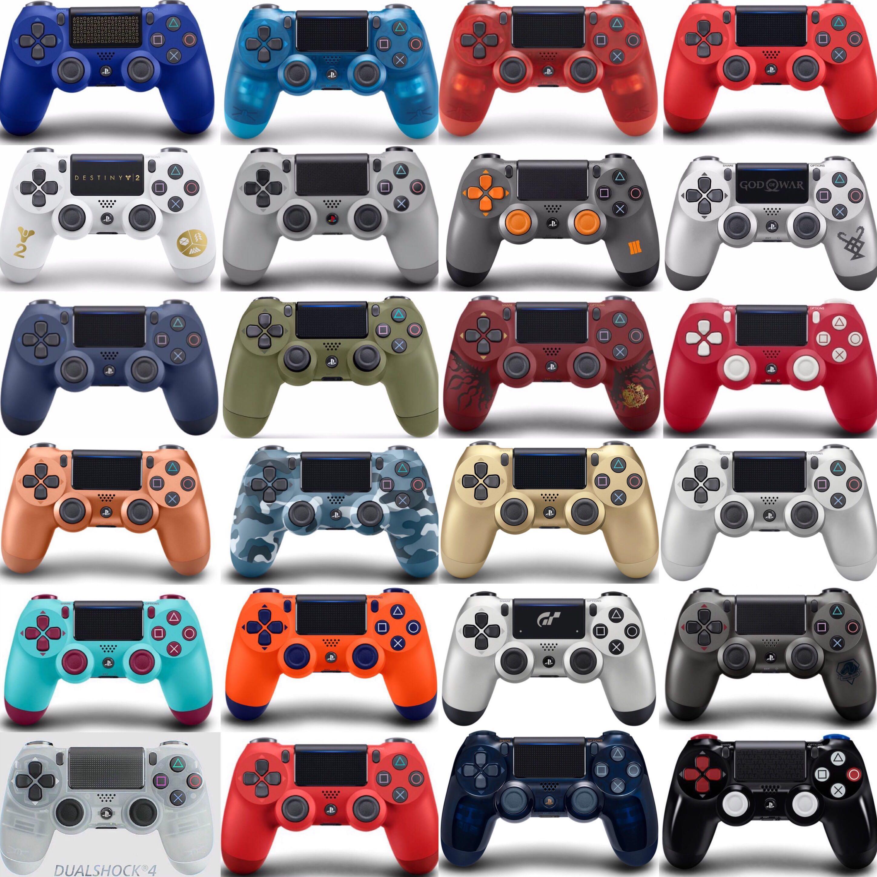 ps4 wireless controller colors