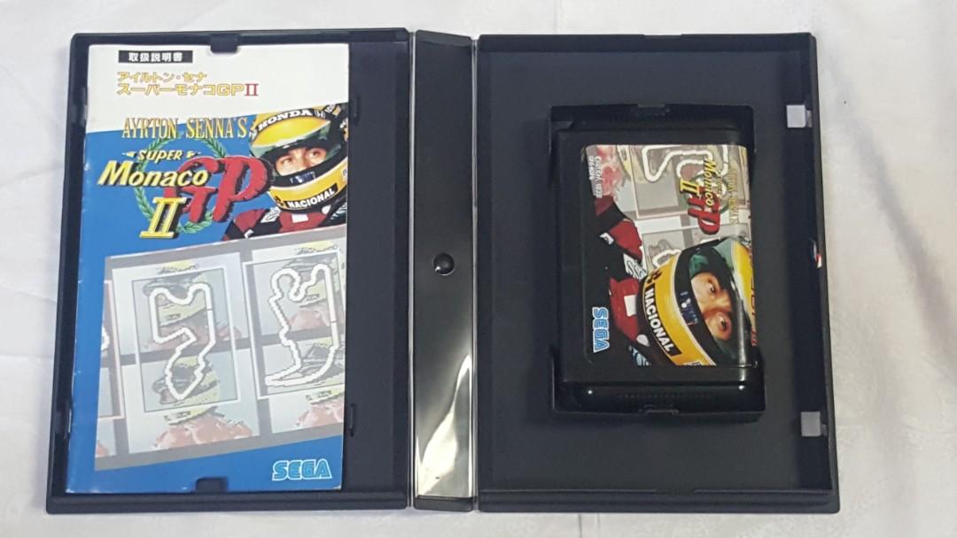 Sega Mega Drive Ayrton Senna's Super Monaco GP II, Video Gaming, Video