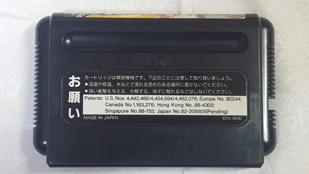 Sega Mega Drive Ayrton Senna's Super Monaco GP II, Video Gaming, Video