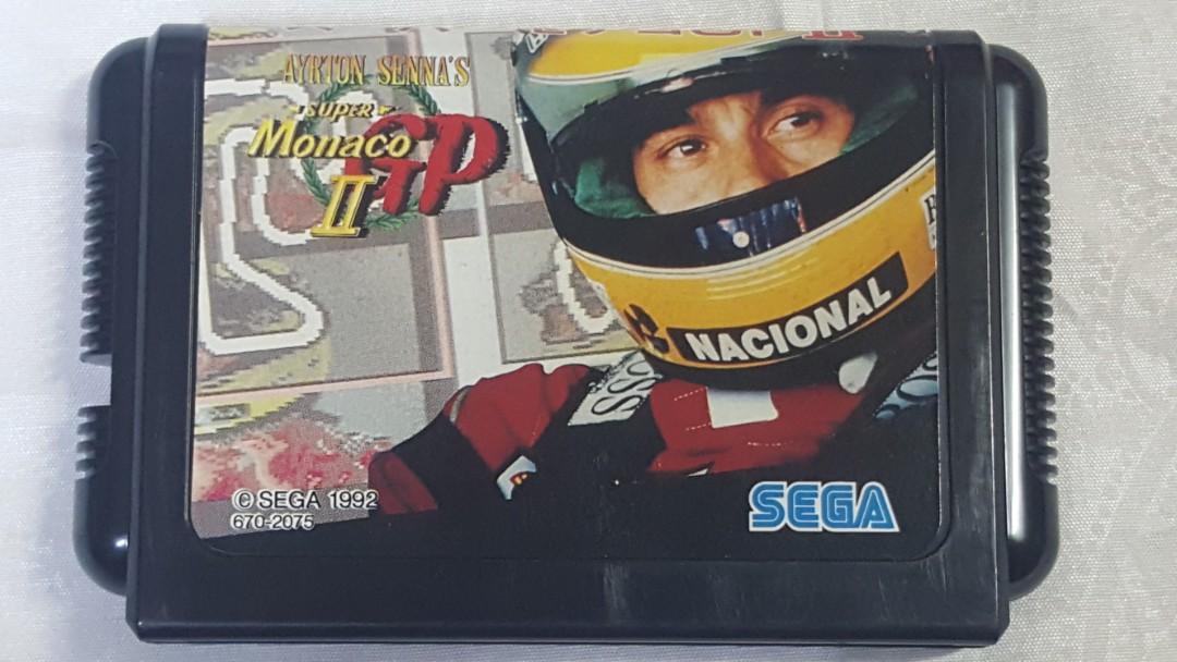 Sega Mega Drive Ayrton Senna's Super Monaco GP II, Video Gaming, Video