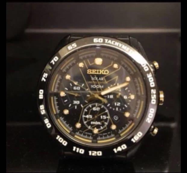 Seiko criteria solar chronograph discount