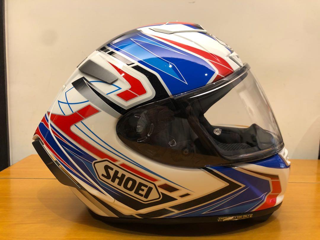 Shoei X14 Assail Tc2 M碼頂級電單車賽盔, 電單車買賣- Carousell