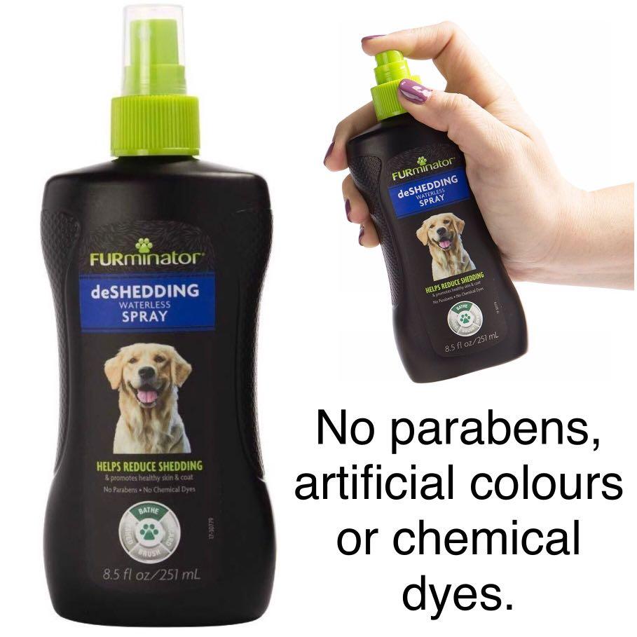 Deshedding waterless spray shop