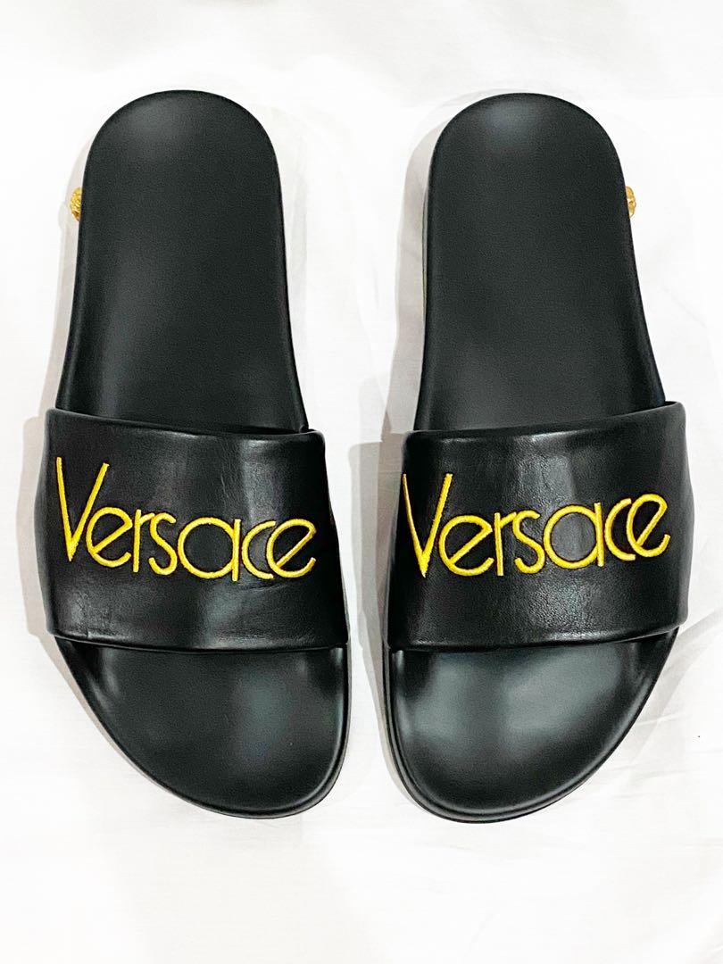 versace vintage logo slides