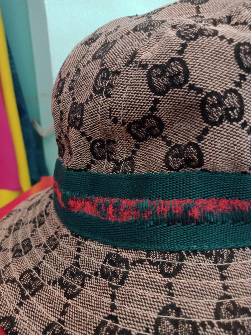 Vintage Gucci Monogram Bucket Hat, Men's Fashion, Watches & Accessories