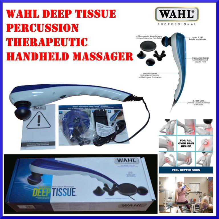Wahl deep tissue percussion therapeutic handheld massager for full body massage Clearance