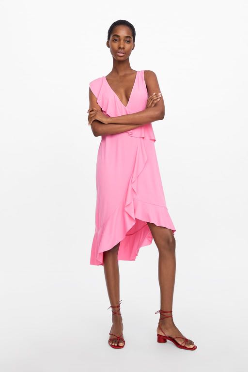 Zara pink dress, Women's Fashion, Dresses & Sets, Dresses on Carousell
