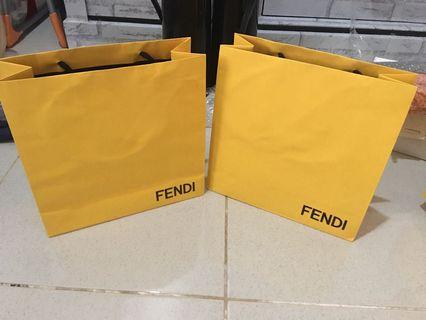 Fendi paper bag