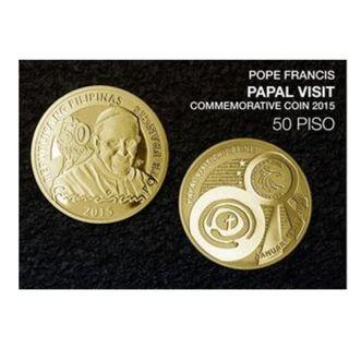 Pope Francis Commemorative Coin 50