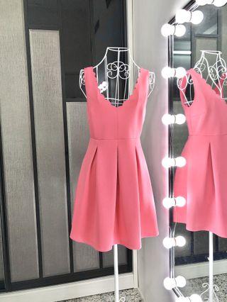 Forever 21 Coral Flare Dress