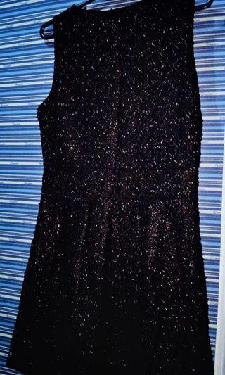 Shining shimmering sleeveless dress