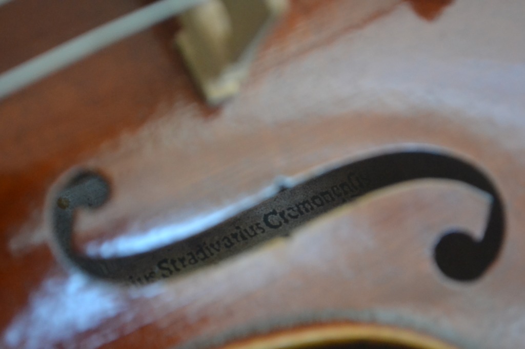 2-piece Mapleback Stradivarius Violin 1716