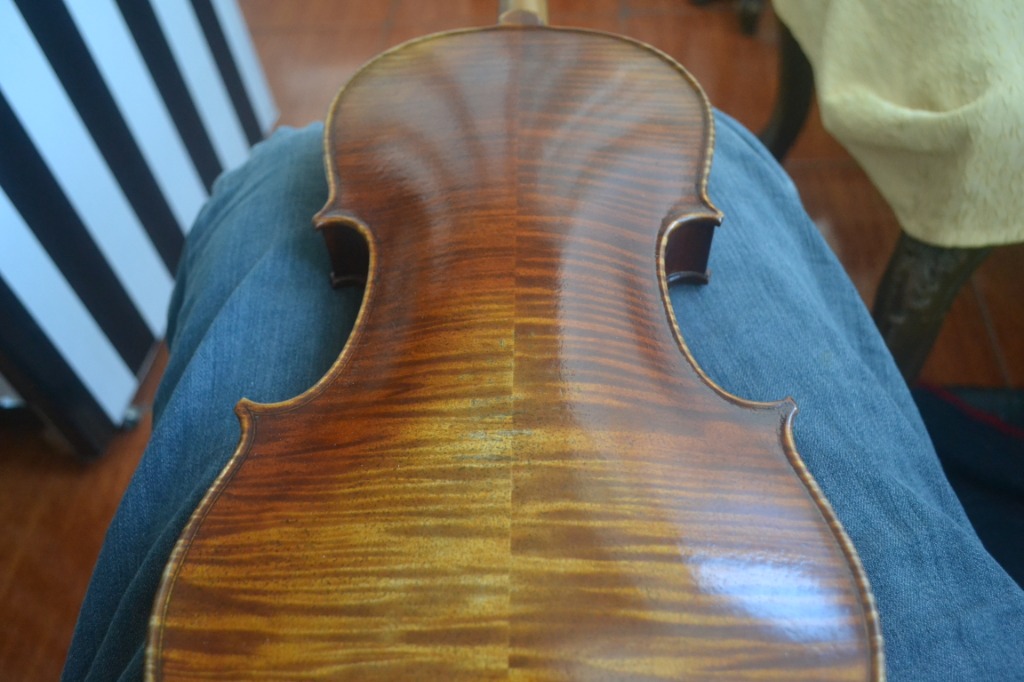 2-piece Mapleback Stradivarius Violin 1716