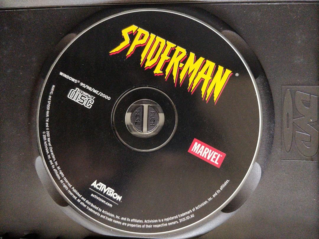 Spider-Man PC CD-ROM Game Activision 2001 Windows 95/98/Me/2000