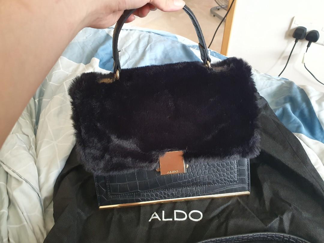 aldo fur purse