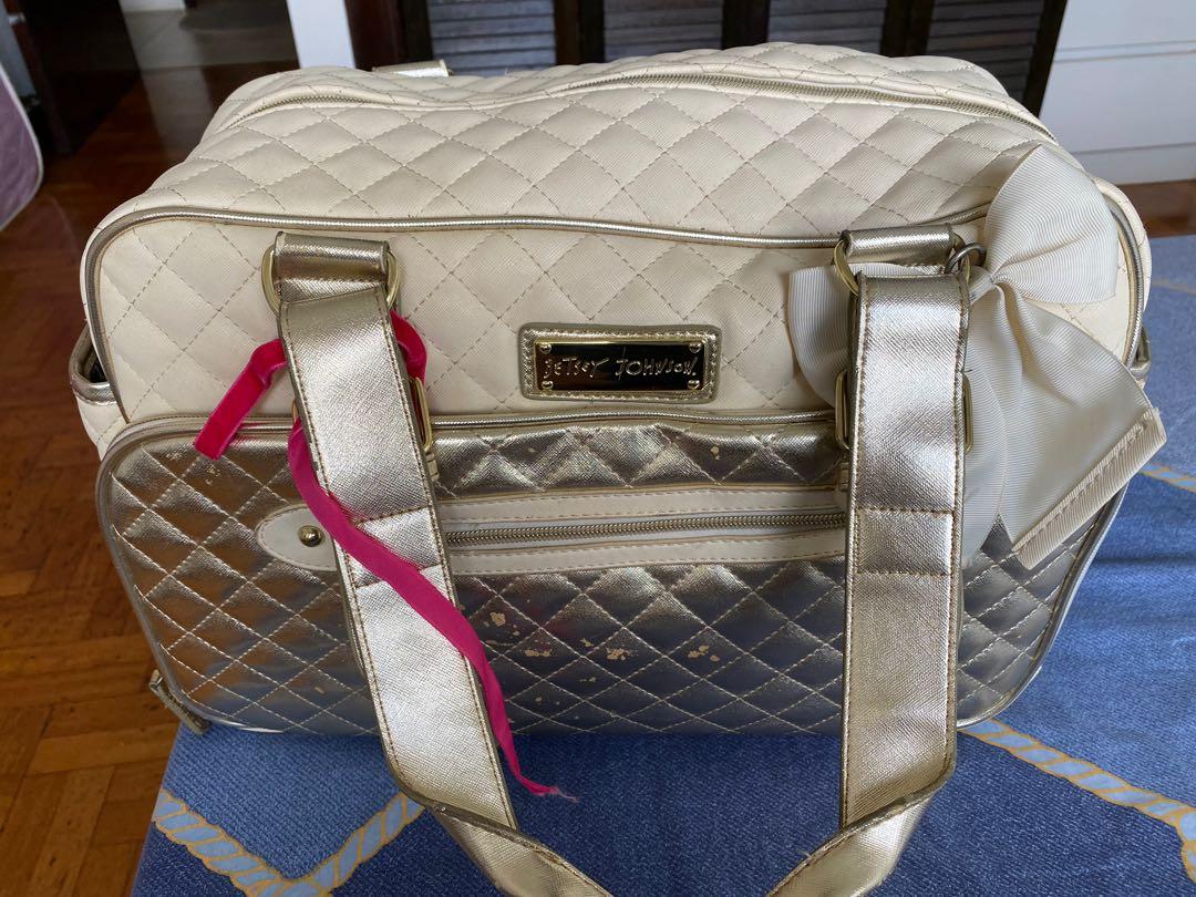 Betsey johnson baby diaper sales bag with changing mat