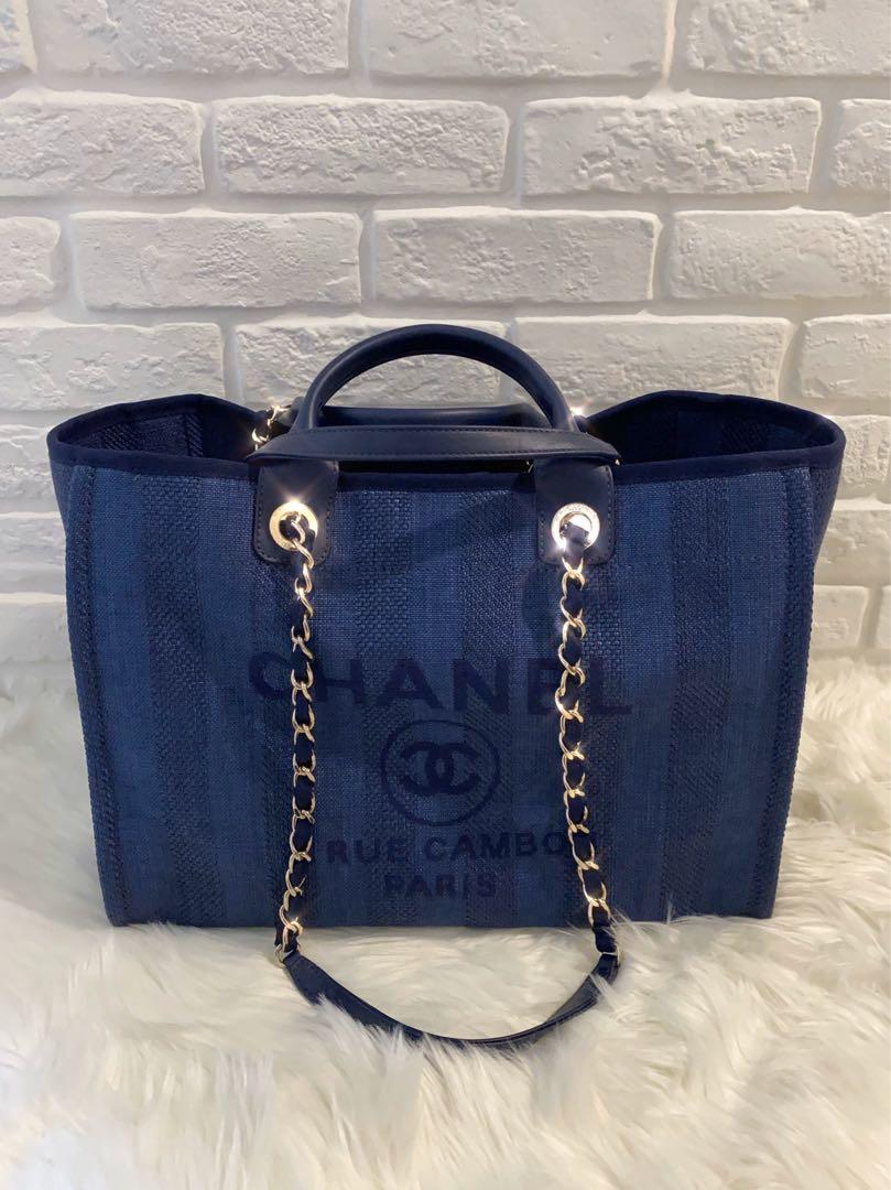 Chanel 22s Deauville Tote bag Small Size with black Handle BNIB