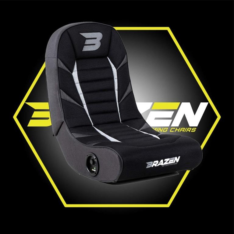 Brazen 18091 Python 2 0 Bluetooth Surround Sound Gaming Chair Grey Electronics Others On Carousell