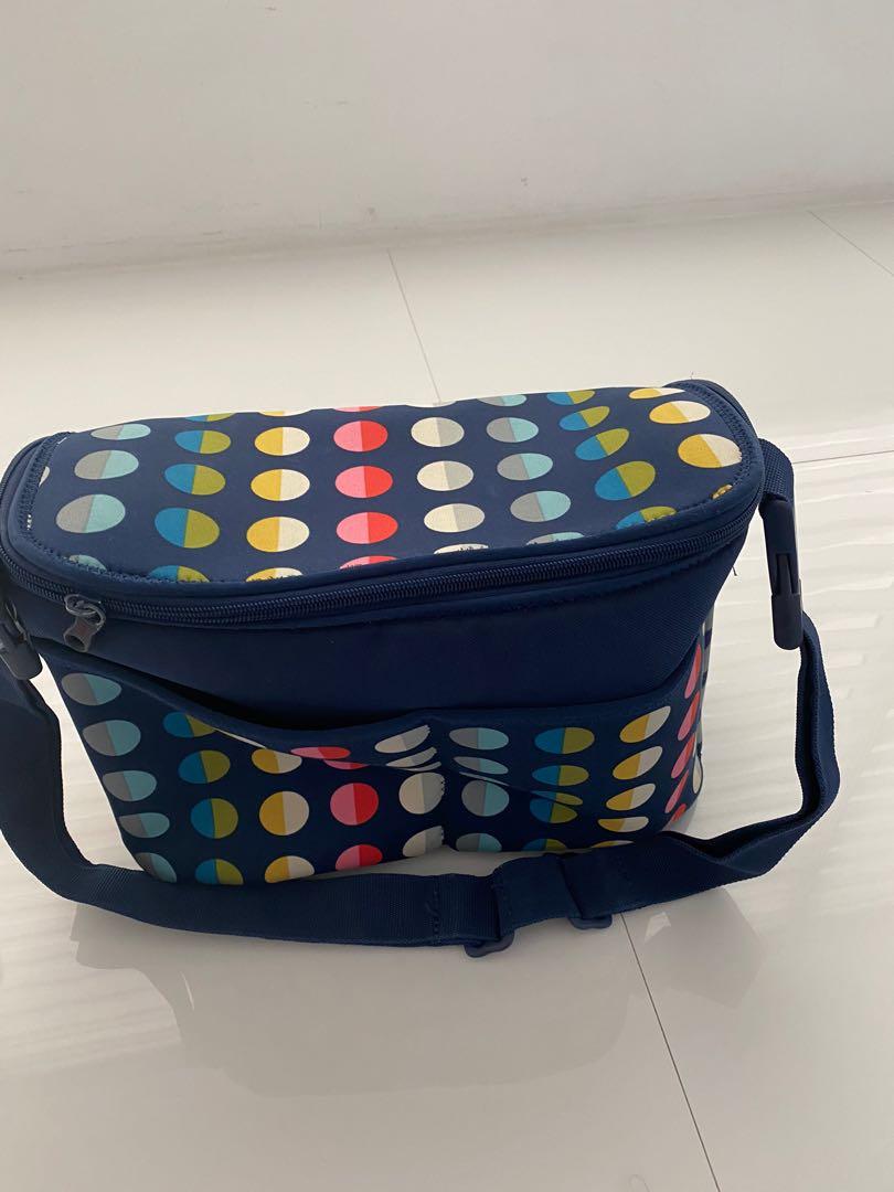 Built diaper bag with changing pad (Category: Changing Tables & Stations) located in Malabon City. Submitted by mch125 (Listing ID 279061748, Image 2). Description: preloved built diaper bag still in good condition around 8/10. nice spacious diaper bag easy to see inside. this includes diaper changing pad. .