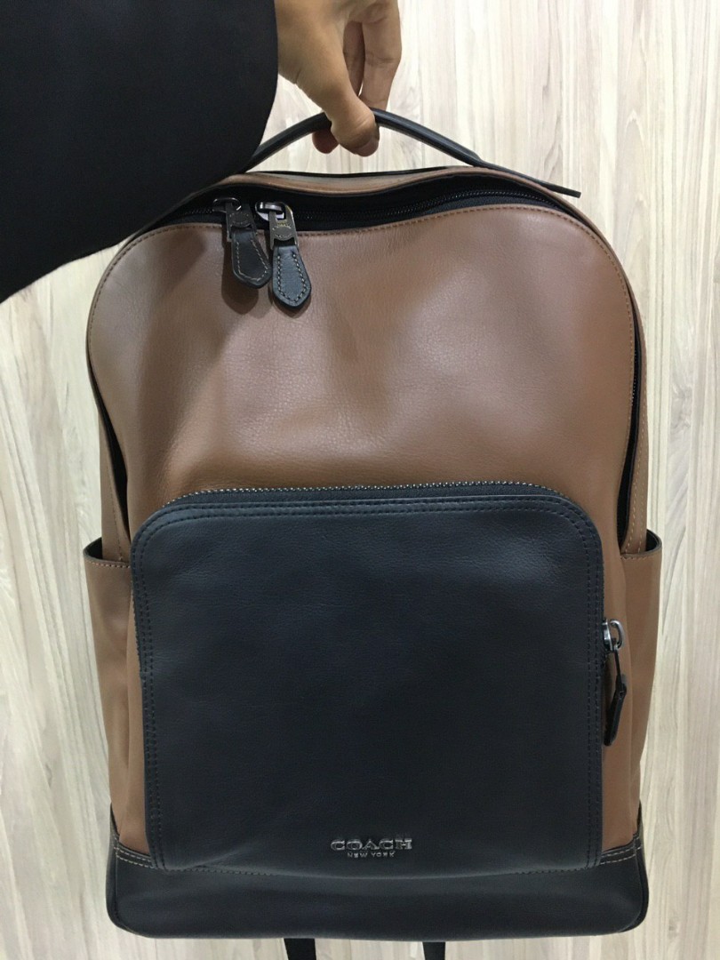 coach men's graham backpack