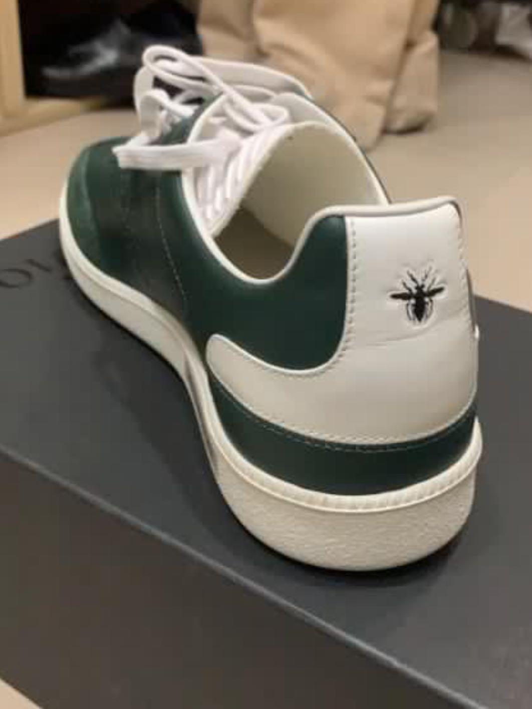 green dior sneakers