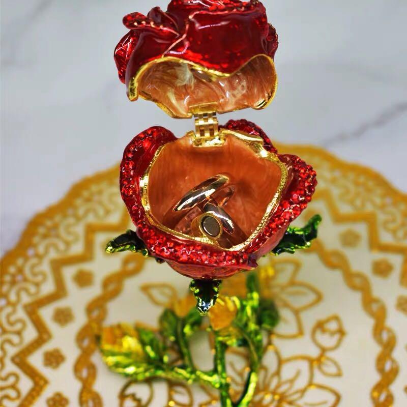 Red rose ring beauty and the beast store