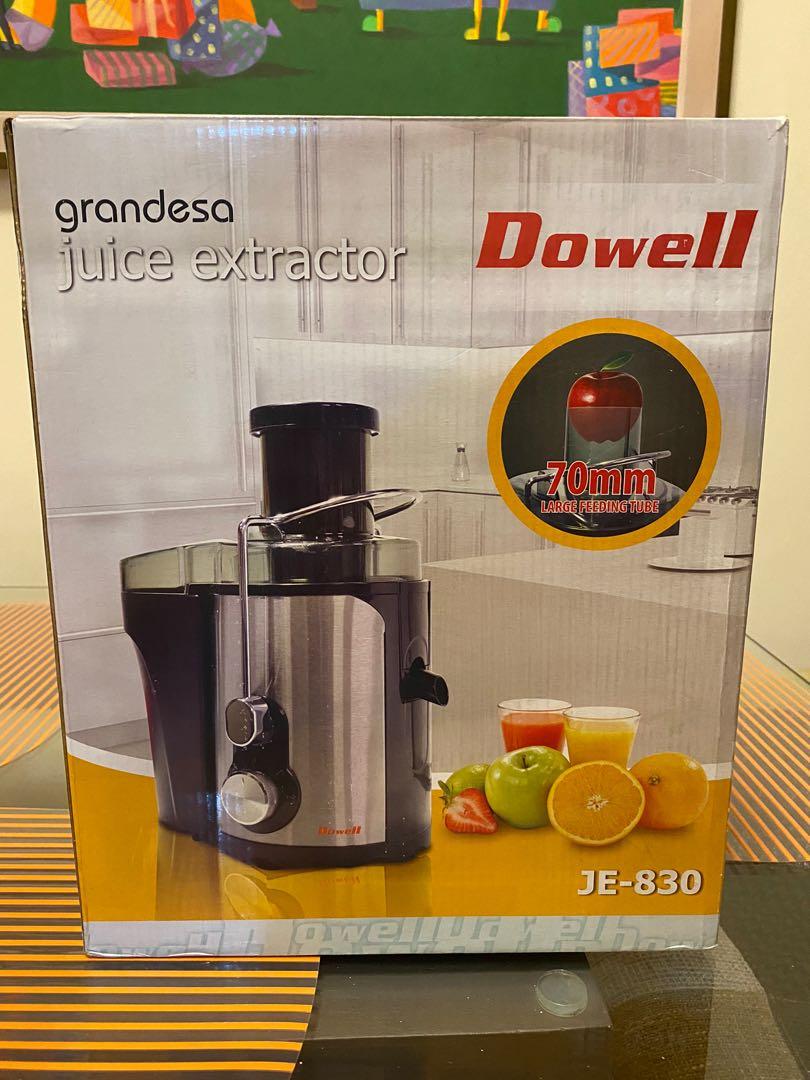 Dowell Juicer JE 830, TV & Home Appliances, Kitchen Appliances, Juicers