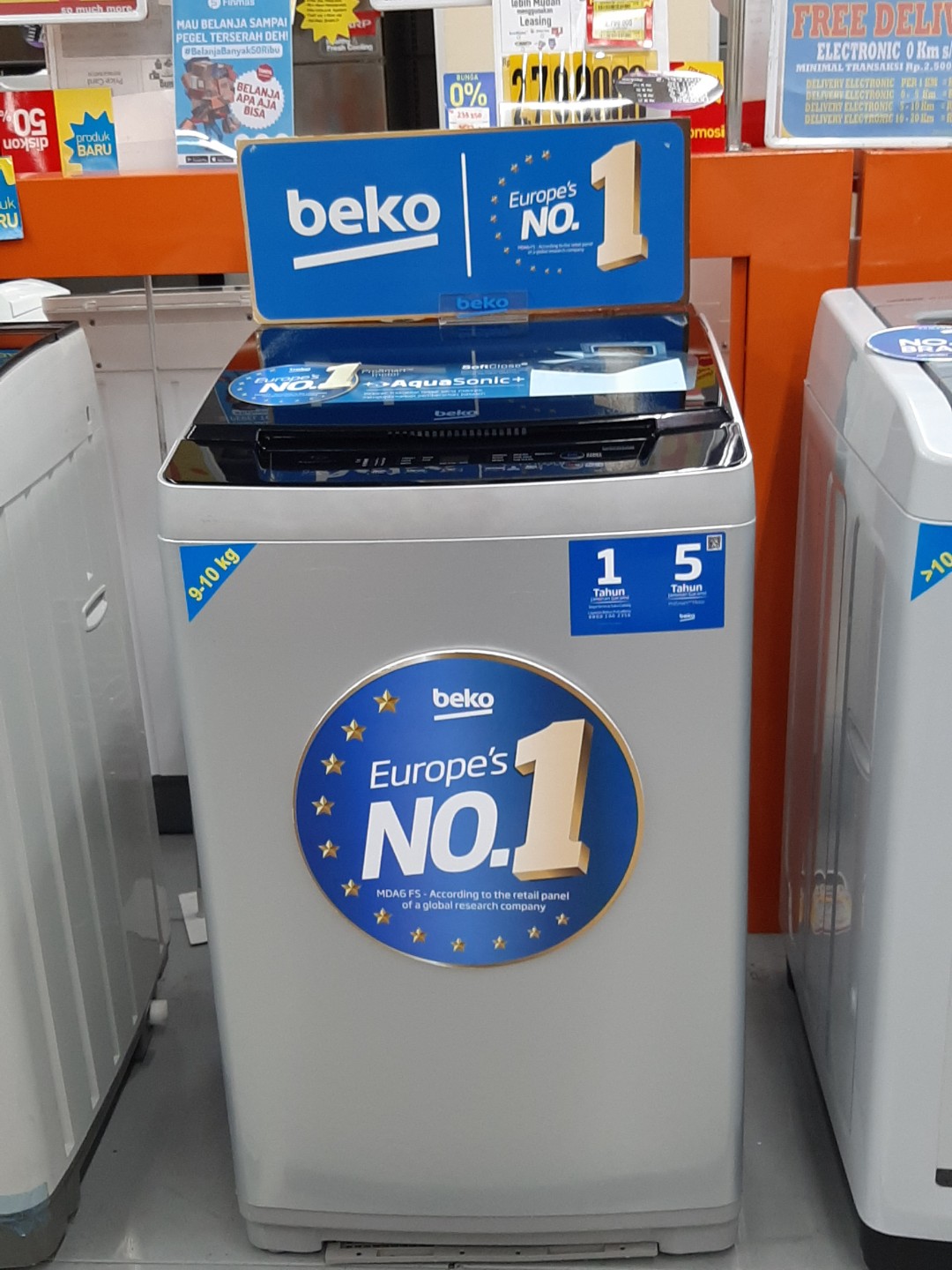 Dp 0 Kredit Mesin Cuci Beko Top Loading 10kg Elektronik Lainnya Di Carousell