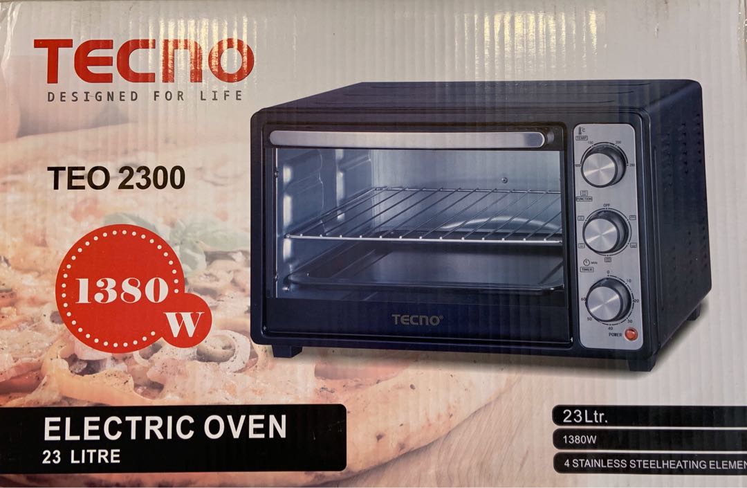Electric Oven 23 litres 1380 watts, TV & Home Appliances, Kitchen