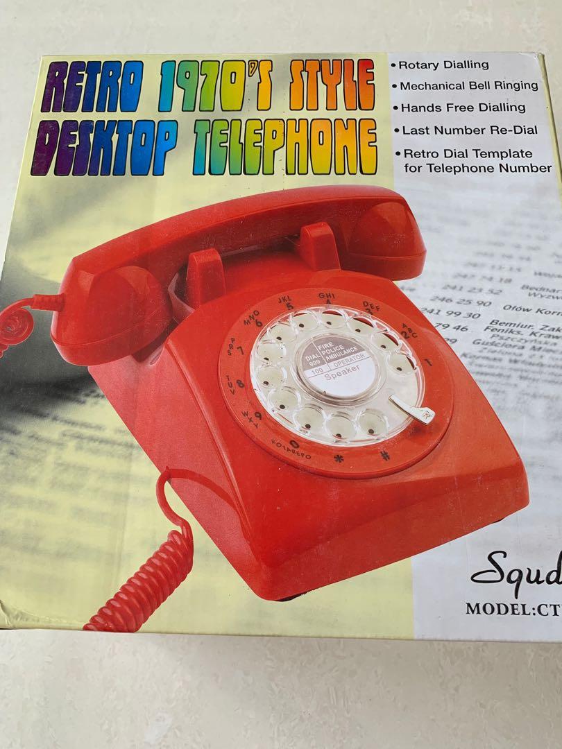 Ended Offer Sale Retro 1970s Style Rotary Dialing Vintage Telephone For Sale Furniture Home Decor Antiques On Carousell