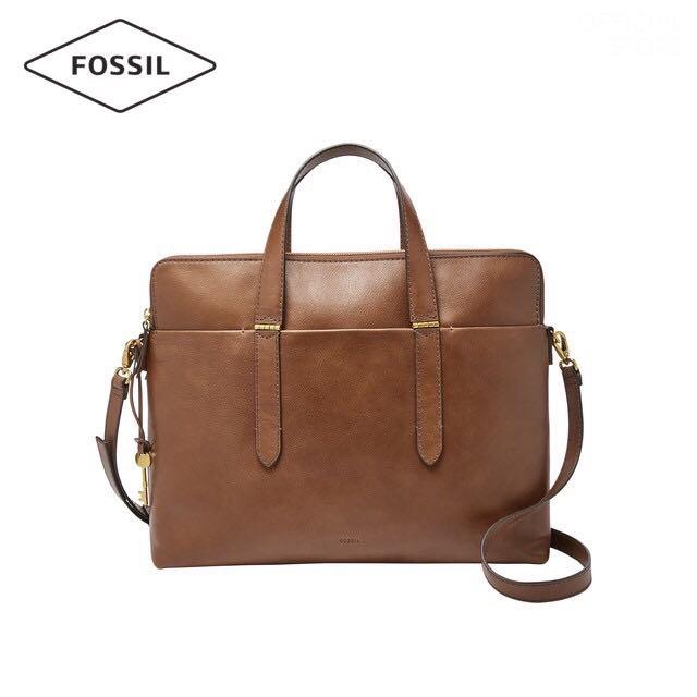 Fossil bridgitte laptop bag store