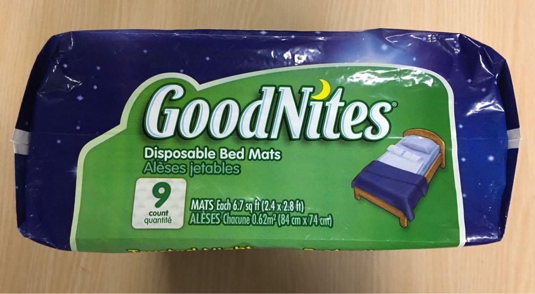 GoodNites Disposable Bed Mats for Bedwetting, Health & Nutrition
