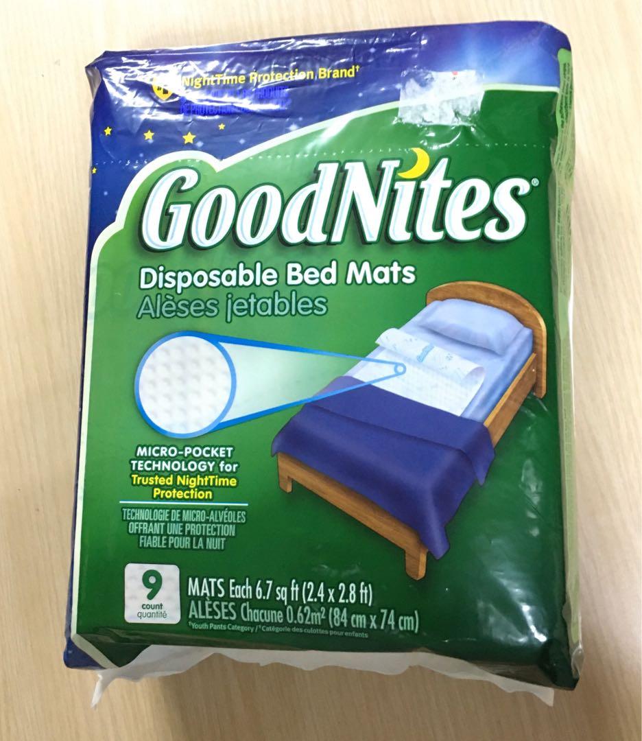 GoodNites Disposable Bed Mats for Bedwetting, Health & Nutrition