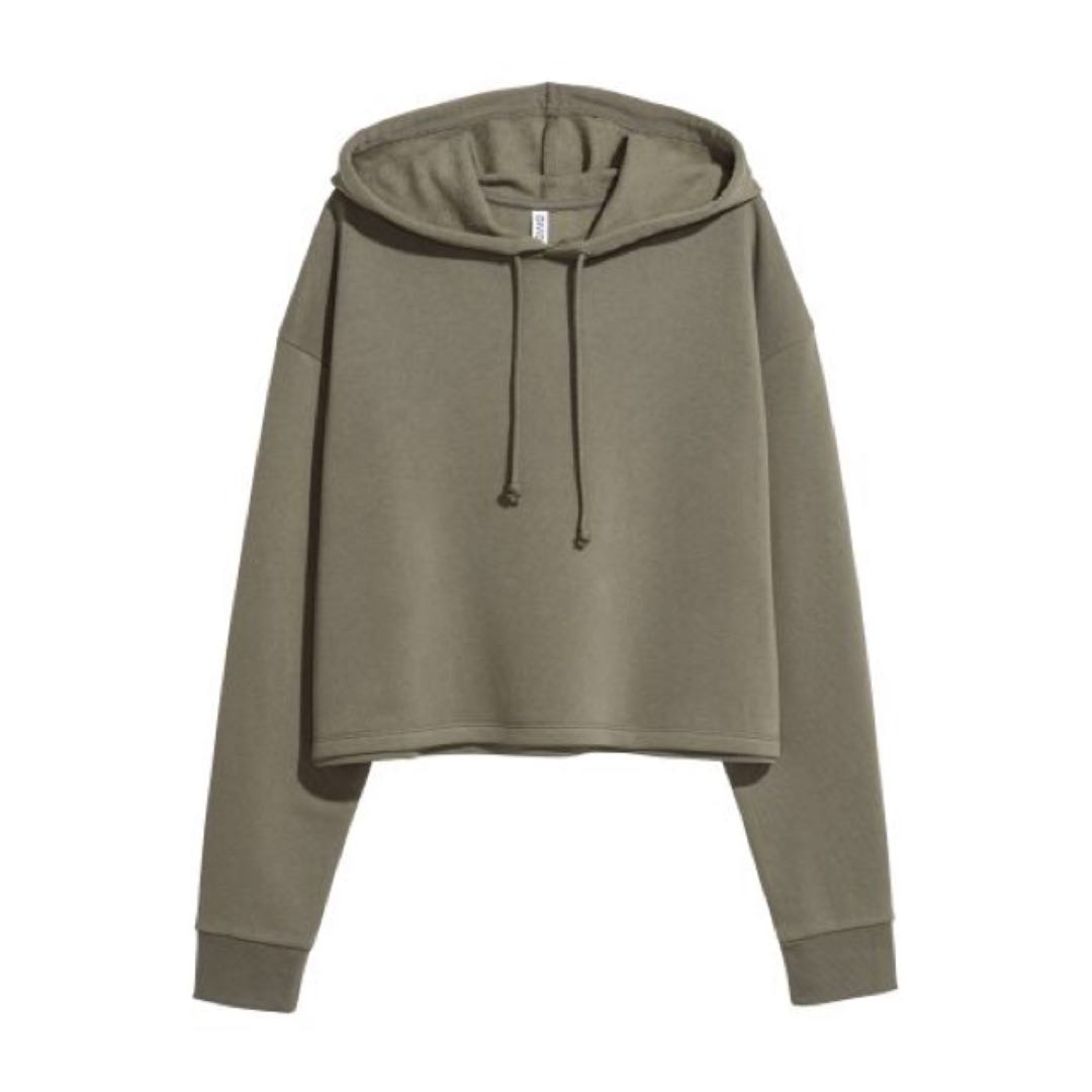 hm cropped hoodie