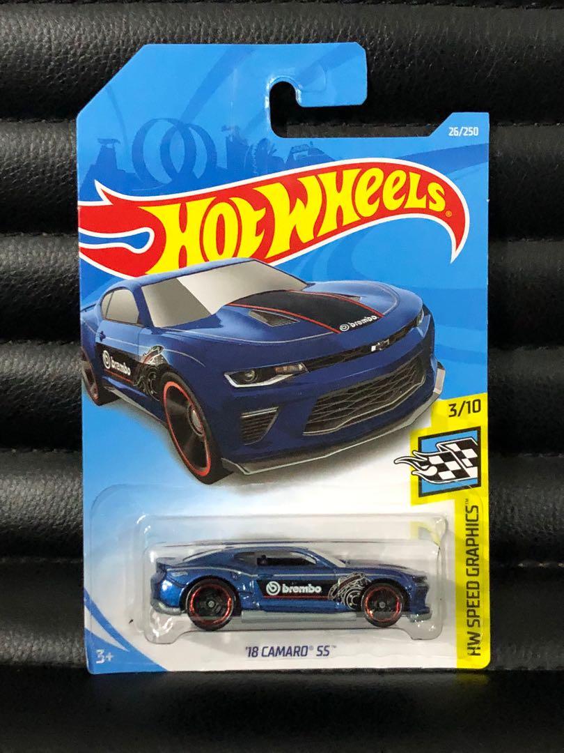 Clearance! Hot Wheels Mainlines Brembo 18 Camaro (Russian Blue), Hobbies &  Toys, Toys & Games on Carousell