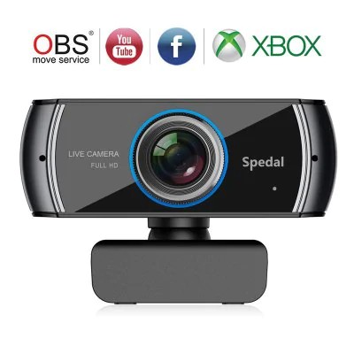  Wide Angle Webcam,120 Degree Large View Spedal 920 Pro Video  Conference Camera, Full HD 1080P Live Streaming Web Cam with Built-in  Microphone, USB Webcam for Mac, PC, Laptop and Desktop 