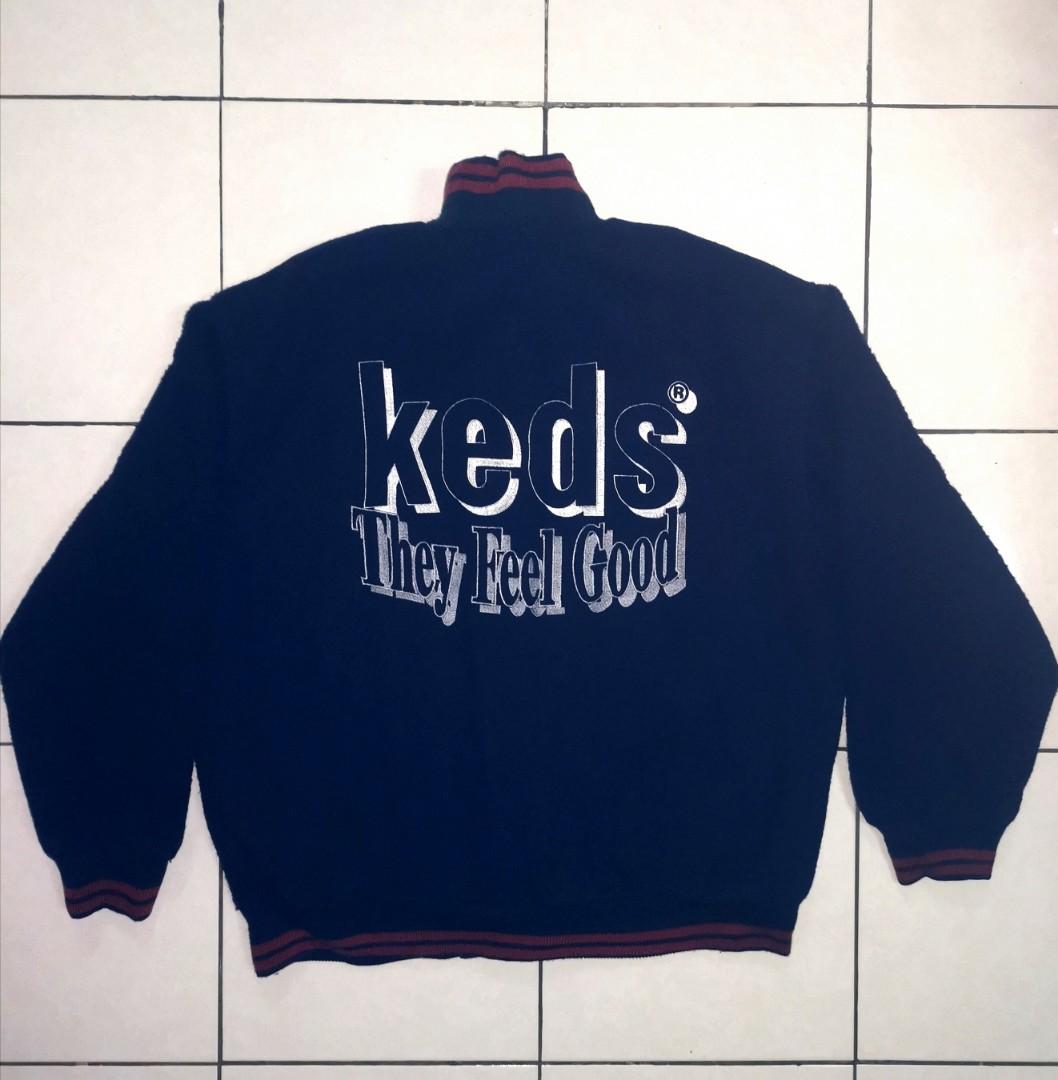 Keds Varsity Jacket Wool L XL Men s Fashion Coats Jackets