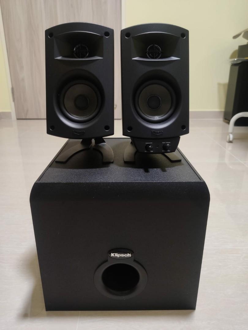 klipsch promedia 2.1 no sound