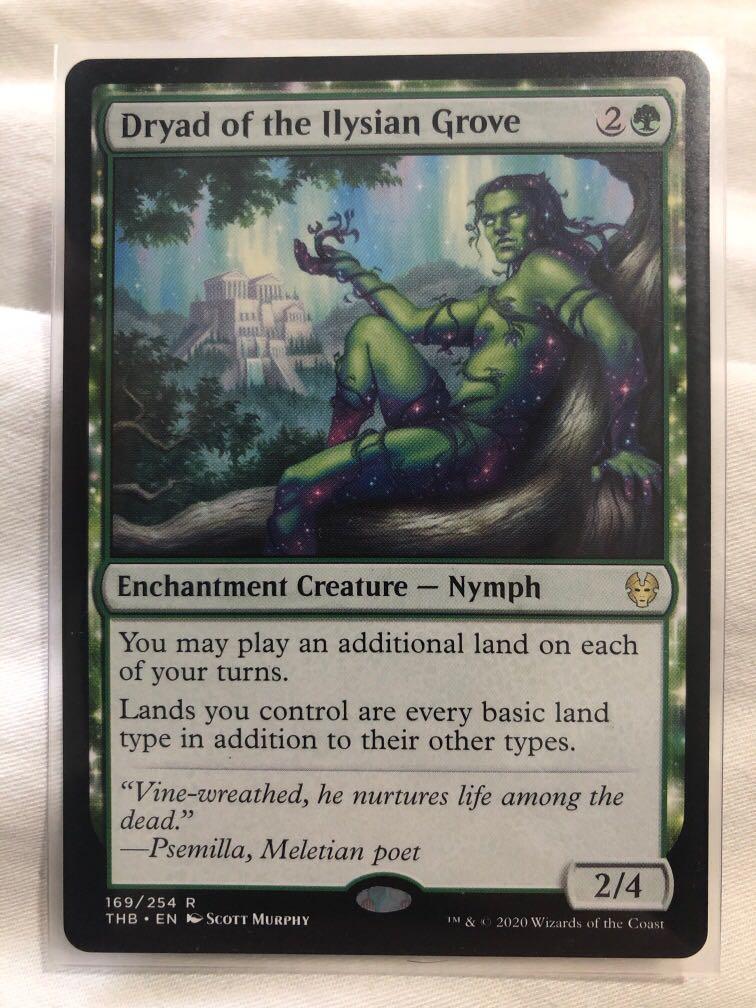 Magic The Gathering Dryad of the Ilysian Grove, Hobbies & Toys, Toys & Games on Carousell