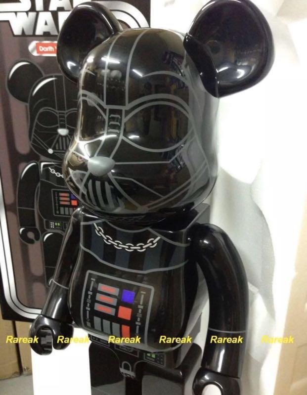 Medicom Bearbrick 2014 Star War 1000% Darth Vader 黑武士Chrome ...