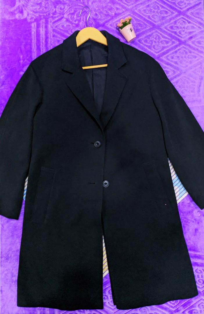 Shop UNIQLO Wool Plain Long Coats by 7minds  BUYMA