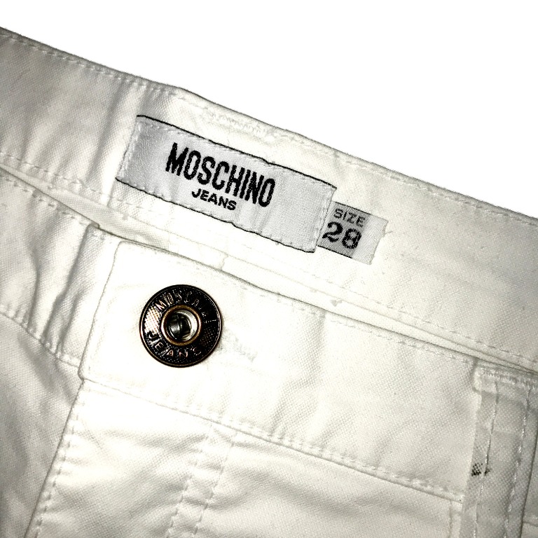 MOSCHINO FLOWER LOOMS FLARE JEANS
