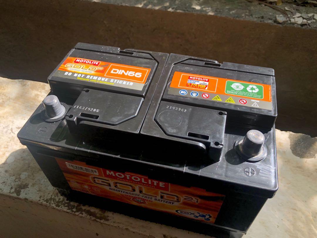Motolite Gold Battery DIN66, Car Parts & Accessories, Other Automotive