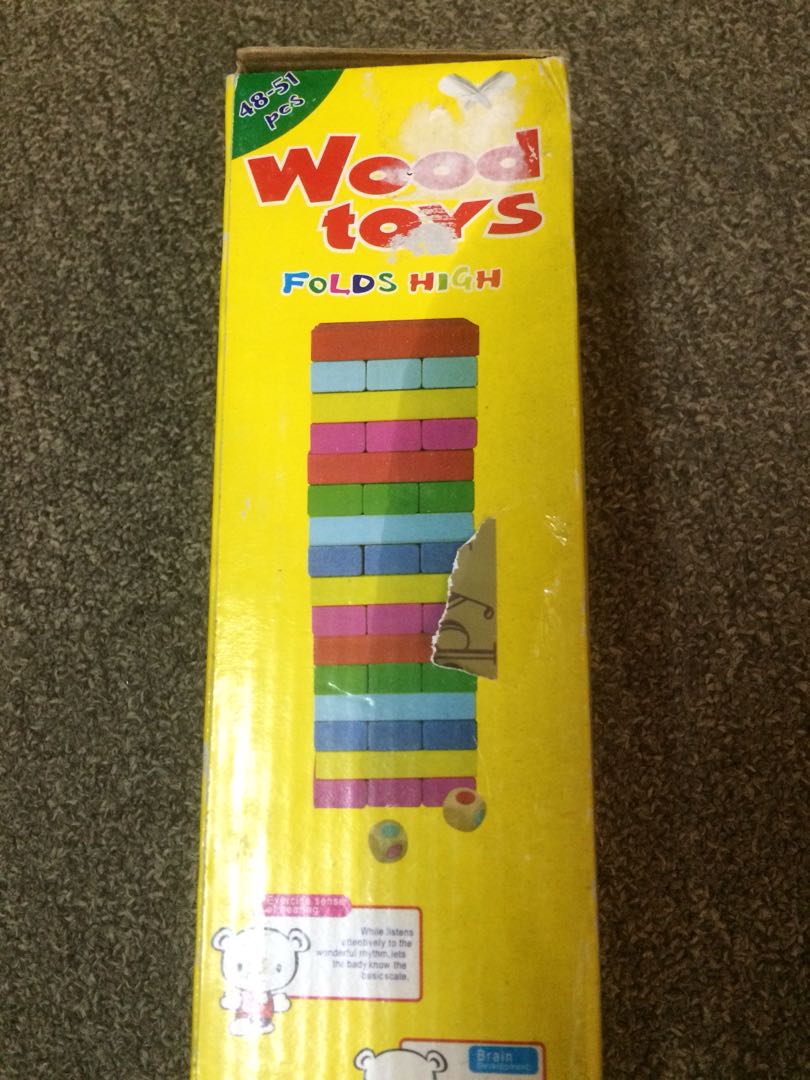 wood toys folds high