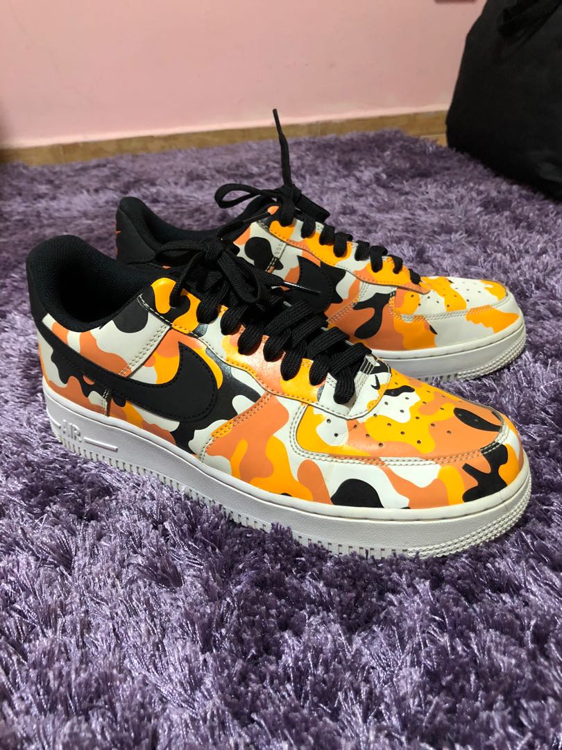 Nike air hotsell force yellow camo