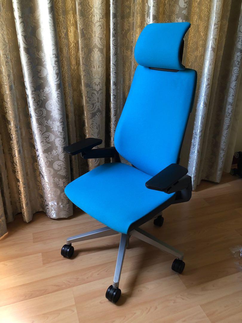 steelcase gesture chair with headrest